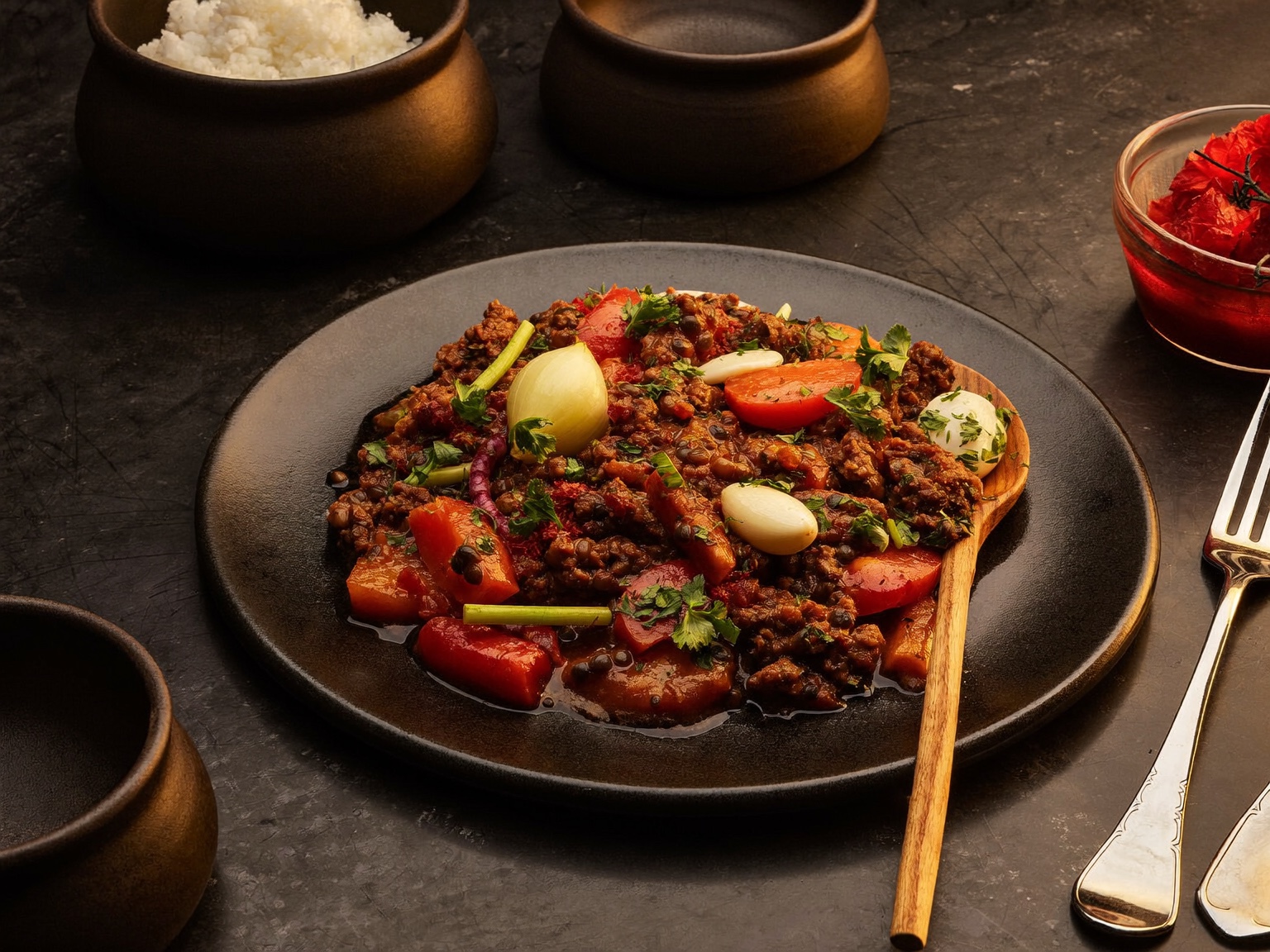 Guiso de Lentejas y Carne